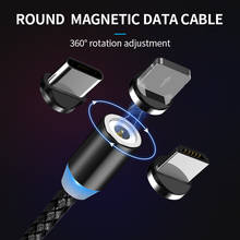 Cable magnético USB tipo C 3 en 1, 2M, para iPhone, Samsung y Xiaomi 2024 - compra barato