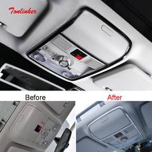 Tonlinker Interior Roof Readlight Cover Sticker for Volkswagen Sharan 2014-19 Car Styling 1 PCS Stainless Steel Cover sticker 2024 - buy cheap