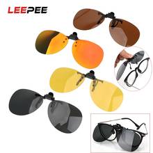 LEEPEE-gafas de sol polarizadas para conducción de coche, lentes de visión nocturna con Clip, para hombres y mujeres, UVB 2024 - compra barato