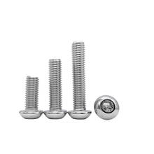 5pcs 3/8-16 Allen round head screws hexagon socket pan machine teeth screw mechanical bolts stainless steel bolt 2024 - buy cheap