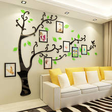 3D Acrylic Family Photo Frame Tree Sticker Home Wall Decorations Stickers Living Room Decor Wall Decals Mural Art Picture Frame 2024 - buy cheap