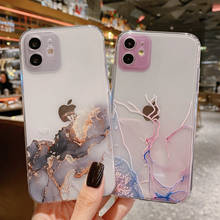 Moskado Art Watercolor Clear Phone Case For iPhone 12 Pro Max 11 Pro Max X XR XS Max 7 8 6 6s Plus SE 2020 Soft TPU Back Cover 2024 - buy cheap