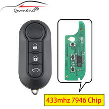 3 Buttons Car Remote Key for Fiat 500L MPV Ducato for Citroen Jumper for Peugeot Boxer 7946 Chip 433mhz for Fiat Car Key 2024 - buy cheap