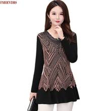 Beautiful 5XL Clothes Elegant Blusas Women Autumn Winter Blouse Fashion Office Lady Belly Button Vintage Retro Tunic Peplum Tops 2024 - buy cheap