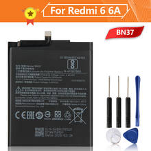 Batería de teléfono BN37 para xiaomi mi Redmi6 Redmi 6 Redmi 6A Redrice 6 3000mAh BN37, batería de repuesto + herramienta 2024 - compra barato