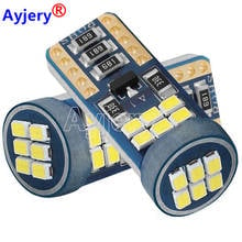 Ayjery-lâmpadas de led canbus para carro, 12v, t10, w5w, 18 leds, 2016, smd, luz automotiva, interior do carro, luzes de leitura, placa, lâmpada 2024 - compre barato