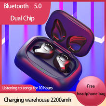 Беспроводные Bluetooth-наушники FMJ F8, TWS 5,0, с микрофоном 2024 - купить недорого