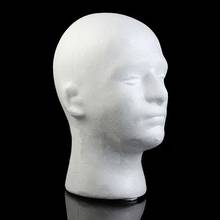 Male Mannequin Styrofoam Foam Manikin Head Model Wig Glasses Hat Display Stand 2024 - buy cheap