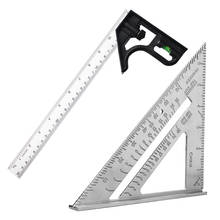 7 inch Metric Triangle Angle Ruler Woodworking Speed Square Protractor Set 2024 - buy cheap