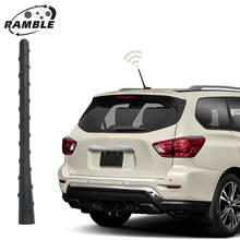 Ramble, устанавливаемый на крыше автомобиля антенны усиленный сигнал 7 дюймовая винтовая металлическая Stubby автомобиля радио FM антенна Аксессуары для Nissan Note 2024 - купить недорого