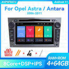 Radio con GPS para coche, reproductor Multimedia con Android 11, 2 Din, DVD, para Opel Vectra C Zafira B Corsa D C Astra H G J Meriva Vivaro 2024 - compra barato