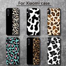 Capa de celular luxuosa com estampa de leopardo, para xiaomi mi 6 6plus 6x 8 9se 10 pro mix 2 3 2s max2 note 10 lite pocophone f1 2024 - compre barato