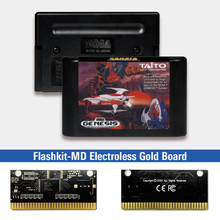 Sagaia (Darius II) - USA метки Flashkit MD никелевое золото схема на основе печатной платы для Sega Genesis Megadrive игровая консоль 2024 - купить недорого