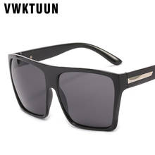 VWKTUUN Black Sunglasses Women Square Glasses Driving Driver Shades UV400 Oversized Sunglass Vintage Colorful Lens Big Eyewear 2024 - buy cheap