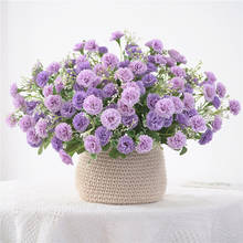 Lilac Simulation Flower Hydrangea Artificial Fake Flower Family Party Garden Decoration Home Living Room Decoration Flower 2024 - buy cheap