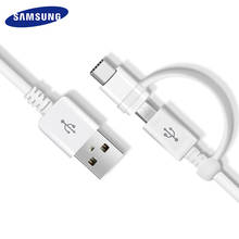 Samsung Micro Usb Cable 2in1 USB Type C Cable 100% Original Galaxy S9 S8 S6 S7 edge S 8 S 9 Plus Note 4 5 8 9 J 9 7 5 3 A7 5 3 2024 - buy cheap