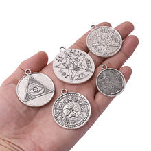3Pcs/set "SanMIGUEL ARCANGEL" "TETRAGRAMMATON" Amulet Charms Pendants For Necklace Jewelry Making Handmade Crafts Accessories 2024 - buy cheap