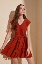 Trendyol Belted Dress TWOSS20EL0628 2024 - buy cheap