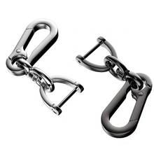 Keychain Key Holder Simple Strong Carabiner Buckle Car Key Chain Ring Detachable Keyring High Quality 2024 - buy cheap