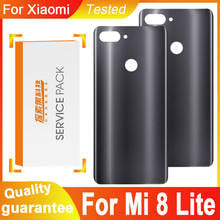 Carcasa trasera de repuesto para Xiaomi Mi 8 Lite, pegatina adhesiva de vidrio para batería, funda trasera para Xiaomi Mi 8 Lite 2024 - compra barato