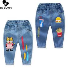 New 2020 Kids Fashion Cartoon Jeans Trousers Pants Boys Denim Pants Baby Jeans Children Autumn Winter Clothing 2024 - buy cheap