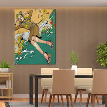Настенное искусство, домашний декор, невероятная Картина на холсте Джоджо S, живопись, анимационный персонаж, современный постер, фоторамка 2024 - купить недорого