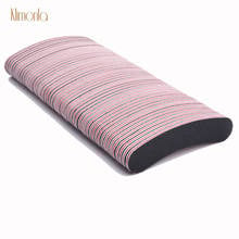 200pcs/lot Professional Emery Board Sanding buffer Black Curve Banana Nail Art File Buffing Polishing Beauty Manicure Nail Tools 2024 - buy cheap