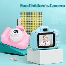 Детская цифровая камера, детская камера, игрушка 1080p HD, 2 дюйма, большой экран, обучающая игрушка, подарок на день рождения, не нужно устанавливать батарею 2024 - купить недорого