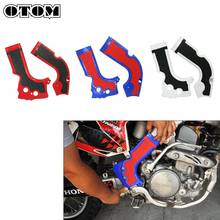 OTOM Motorcycle X-Grip Frame Guard Protection Cover For Honda CRF 250R 450R CRF250R CRF450R Dirt Street Bike Motocross Enduro 2024 - buy cheap