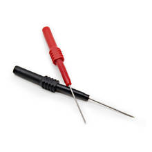 Cleqee P5009  Soft PVC Insulation Piercing Needle Non-destructive Multimeter Test Probes Red/Black 2024 - buy cheap