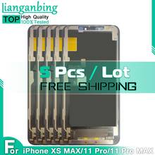 ЖК-дисплей 5 шт./лот INCELL OLED для iPhone XS MAX 11 PRO, сенсорный экран с дигитайзером в сборе, Замена для iphone 11 pro max 2024 - купить недорого