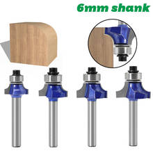 1Pcs 6mm Shank Router Bit Straight End Mill Line Trimming R Angle Round Cove Box Bits Tools Milling Cutter Woodworking Tools 2024 - buy cheap