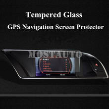 Protetor de tela de navegação gps para audi, vidro temperado, acessórios automotivos, decoração interna para modelos a4, a5, s5, 7.0, 1 peça 2024 - compre barato