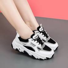 Women Casual Shoes 2021 New Women Sneakers Fashion Breathable PU Leather Platform White Women Shoes Soft Footwears Plus Size 40 2024 - buy cheap