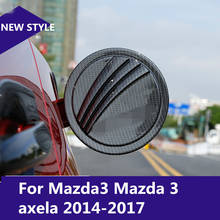 Tapa de depósito de combustible para coche Mazda3, Mazda 3 axela, tapa de llenado de tapa de Metal ABS, accesorios de coche, novedad, 2014-2017 2024 - compra barato