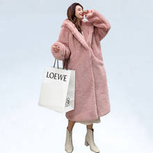 Winter Coat Women High Quality Faux Fur Coat Luxury Long Fur jacket Loose Hooded OverCoat Thick Warm Plus Size jacket Winter 2024 - buy cheap
