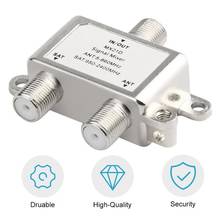 New Waterproof 2 in 1 2 Ways Satellite Splitter TV Signal Cable TV Signal Mixer SAT/ANT Diplexer Light-weight & Compact 2024 - buy cheap