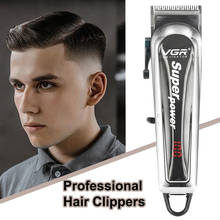 Máquina de cortar cabelo vg, profissional, para barbearia, tela lcd, ferramenta de estilo, masculina 2024 - compre barato