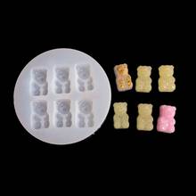 DIY Cute Mini Earrings Pendant Bear Dinosaur Goldfish Shell  Silicone Resin Mold J0PC 2024 - buy cheap