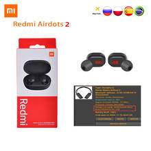 10 Pieces/Lot Original Xiaomi Airdots 2 TWS Redmi Airdots 2 Wireless Bluetooth Headset Microphone Noise Reduction Automatic Link 2024 - buy cheap