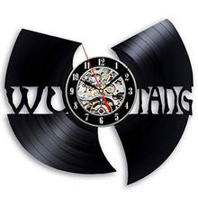 Vinyl Record Wall Clock Mute WU TANG CLAN HIP-HOP Band Theme Modern Design Clocks Classic Retro CD Wall Watch Home Decor 2024 - buy cheap