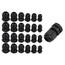 24 Pcs Adjustable 3.5 - 13Mm Cable Gland Joints & 50 Pcs PG7 Black Nylon Waterproof Strain Relief,Cable Gland 3.5-6 mm 2024 - buy cheap
