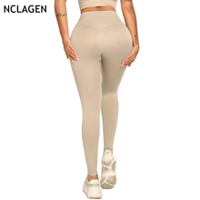 NCLAGEN Seamless Knitted Quick-drying Yoga Fitness Pants Sexy Breathable Women Underwear Gym Sport Workout Running Training 2024 - buy cheap