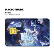 Magic Shark GTA5 Cartoon Game Joker Tiger Cool PVC Stereo No Fade Skin Sticker Film Case for Credit Debit Card 2024 - buy cheap