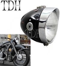 Farol de moto ural sidecar vintage, farol dianteiro com lâmpada de corrida para bmw k750 ks750 r71 m72 aves bw40 mw db 2024 - compre barato