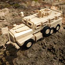 Modelo de camión militar de simulación 6X6, rompecabezas 3D de construcción, juguete educativo para niños, Colección coleccionable, montaje de modelo de coche, 1/72 2024 - compra barato