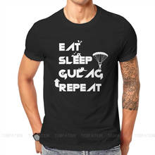 Eat Sleep Gulag Repeat Men TShirt COD Warzone Game O Neck Short Sleeve 100% Cotton T Shirt Humor Top Quality Birthday Gifts 2024 - buy cheap