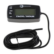 Tacómetro Digital retroiluminado, medidor de hora compatible con motor de gasolina de 2 o 4 tiempos, ATV, barco, bicicleta, UTV 2024 - compra barato