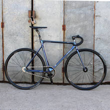 Song&friends Revolution X FIXED GEAR BIKE Forward leaning Frame Single Speed BIKE Bicycle 700C Flat Spokes Wheels with V Brakes 2024 - купить недорого