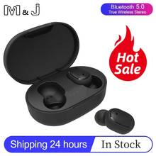 M&J TWS Bluetooth Earphone 5.0 True Wireless Headphones With Mic Handsfree AI Control For xiaomi Redmi Earphone Stereo Headset 2024 - buy cheap